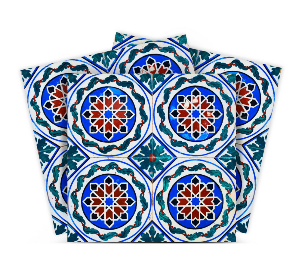 Augustine Removable Peel and Stick Vinyl Tiles (24 Tiles/Set)