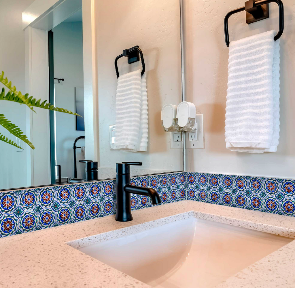 Augustine Removable Peel and Stick Vinyl Tiles (24 Tiles/Set)