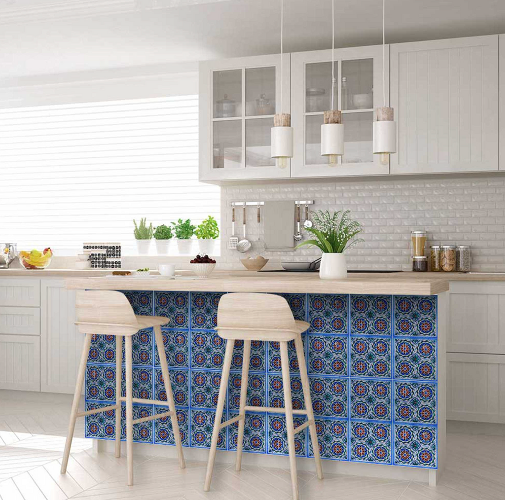 Augustine Removable Peel and Stick Vinyl Tiles (24 Tiles/Set)