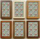 Red And Green Vinyl Arabesque Peel And Stick Removable Tiles (24 Tiles/Set)